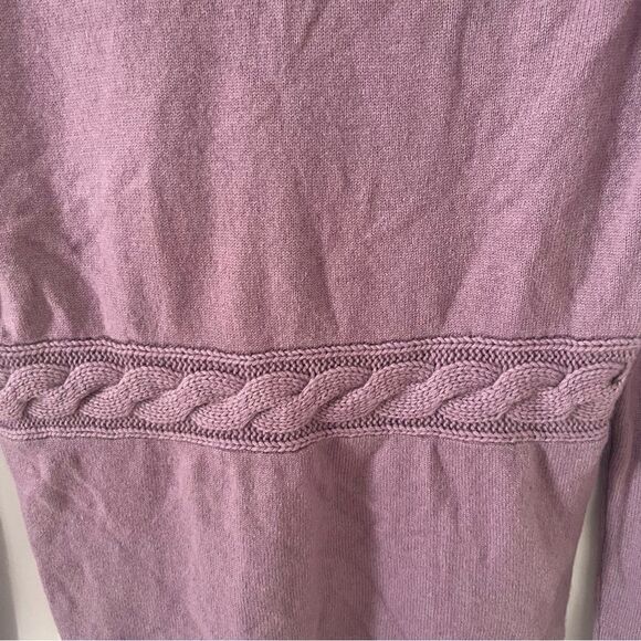 Peck & Peck Vintage Lavender 100% Cashmere Pullover Sweater - Picture 3 of 7